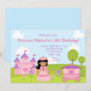 Search for african american princess birthday invitations Fairytale