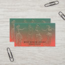 Recherche de corail et turquoise cartes visite Moderne
