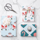 Search for christmas golf wrapping paper Golfer