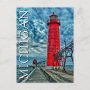 Search for red state postcards Michigan