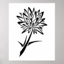 Recherche de tatouage noir blanc posters Floral