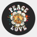 Search for flower peace sign stickers 60s