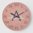 Search for sparkle clocks Monogrammed
