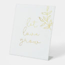 Search for let love grow signs Gold