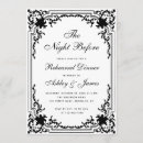 Search for vintage rehearsal dinner invitations Calligraphy