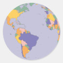 Search for political map stickers World