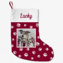 Search for white dog christmas stockings Pattern