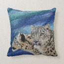 Search for snow leopard wildlife pillows Leopards