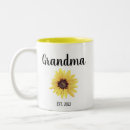 Search for sunflower grandma mugs Grandmother