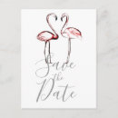 Search for pink flamingo save the dates Elegant
