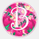 Search for letter b monogram stickers Floral