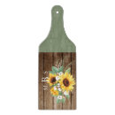 Search for sunflower cutting boards Rustic