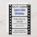 Search for film strip invitations Black