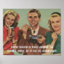 Recherche de ice cream posters Vintage