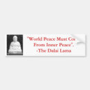 Search for world peace bumper stickers Spirituality
