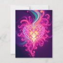 Search for glowing heart cards Vibrant