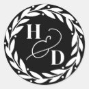 Search for couple wedding stickers Initials