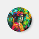 Search for abstract expressionism magnets Red