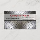 Search for diamond plate business cards Steel