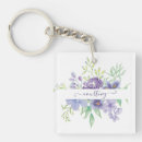 Search for lilac floral keychains Purple