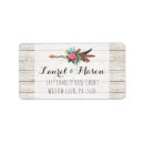 Search for arrows return address labels Rustic