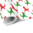 Search for dino christmas wrapping paper Santa