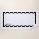 Search for bride and groom beach towels Black and white