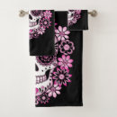 Search for sugar skull bath towels Dia de los muertos