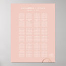 Search for rose gold wedding seating charts Pink