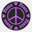Search for purple peace stickers Hippie
