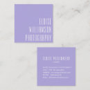 Search for lilac business cards Unique
