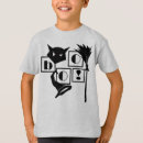 Search for happy halloween kids tshirts Black cat