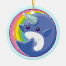 Search for narwhal ornaments Kawaii