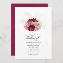 Search for burgundy and pink wedding invitations Gold