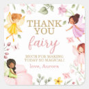 Search for fairy thank you stickers Fairy garden party
