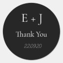 Search for monogram favour stickers Engagement