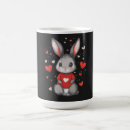 Search for rabbit lover mugs Heart