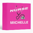 Search for nursing school student binders Pink