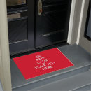 Search for trendy doormats Red