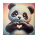 Recherche de pandas carreaux Animaux