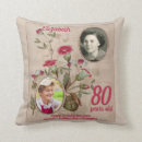 Search for 80th birthday pillows Eightieth