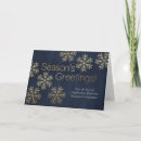 Search for blue snowflake business holiday cards Company