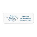 Search for winter sports return address labels Skiing