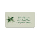 Search for lily of the valley return address labels Lilies