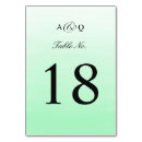 Search for mint green wedding table cards Simple