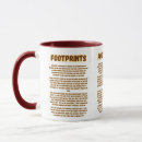 Search for footprints mugs Religious