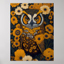 Recherche de yeux oranges posters Chouette