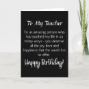 Search for teachers birthday cards Professor