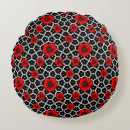 Search for red black gray pillows Floral