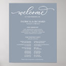 Search for dusty blue wedding programs Calligraphy